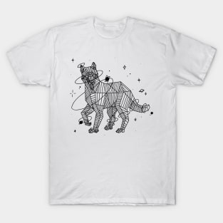 Geometric space wolf T-Shirt